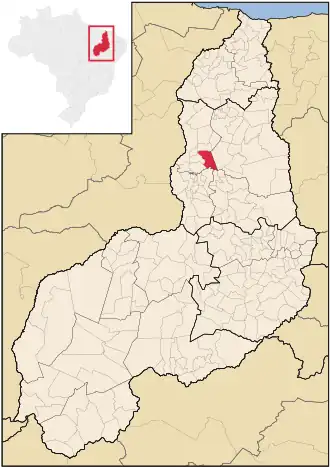 Kaart van Beneditinos