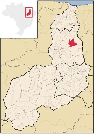 Kaart van Castelo do Piauí