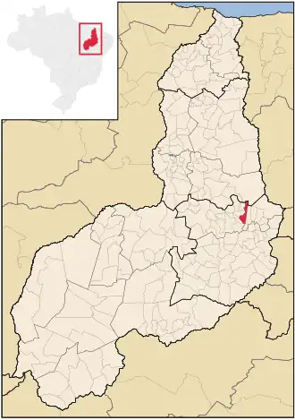 Kaart van Santo Antônio de Lisboa