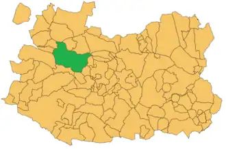 Kaart van Piedrabuena