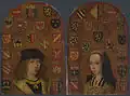 Pieter van Coninxloo: Dyptiek van Filips de Schone en Margaretha van Oostenrijk