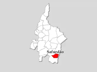 Kaart van Safurdão