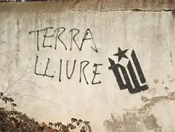 Graffiti over Terra Lliure