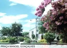 Katholieke kerk Nossa Senhora da Conceiçãoin het centrum van Pintadas