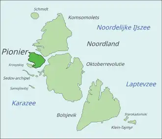 Kaart van Pionier