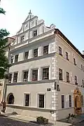 Het Blechschmidthaus (1544) in Pirna