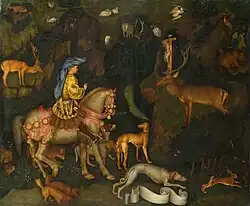 Pisanello, Visioen van St. Eustachius