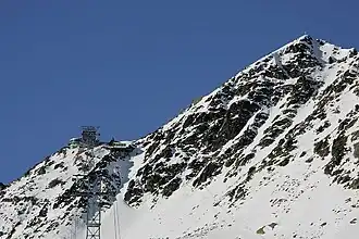 Piz Nair met skiliftstation