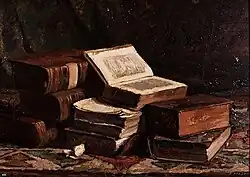 Stilleven met boeken