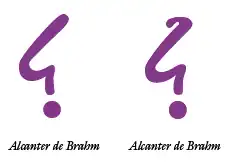 Het ironieteken van Brahm