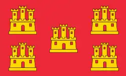 Taditionele vlag van de regio Poitou-Charentes