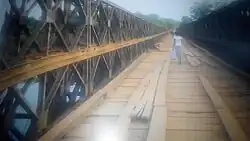 Oude brug van de Nationale 4 over de Rivier de Rubi, foto 2016