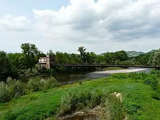 Brug over de Allier (sinds 1976 buiten gebruik)