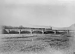 Spoorbrug over de Têt in 1873.