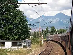 Station Poprad in volle baan