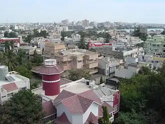 Uitzicht op Porbandar