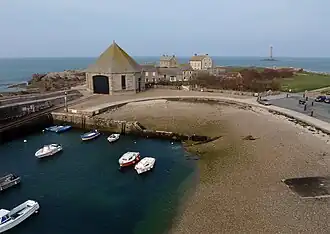 Station van de reddingboot bij Goury