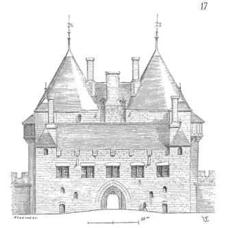 Poortgebouw Laon in Coucy