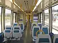 Interieur van een Eurotram