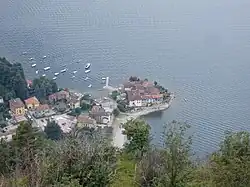 Locatie van Lierna in Lecco (LC)