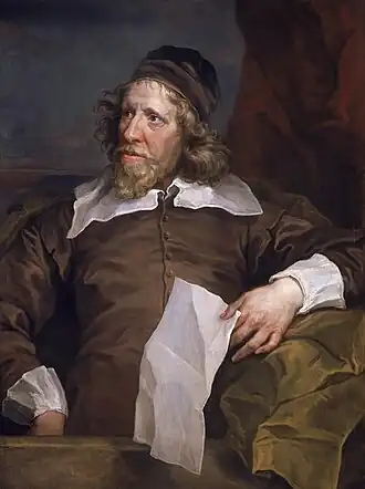 Inigo Jones, geschilderd door William Hogarth in 1758 naar een portret uit 1636 door Anthony van Dyck