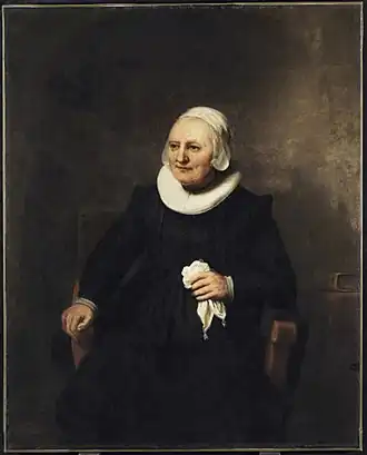 Carel Fabritius (?), Portret van een zittende vrouw met zakdoek, ca. 1644, Art Gallery of Ontario, Toronto
