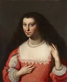 Maria Elisabeth van den Bergh, portret door een onbekende schilder. Collectie Markiezenhof.