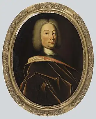 Portret van Frans Julius Johan Heringa van Eysinga door Bernardus Accama.