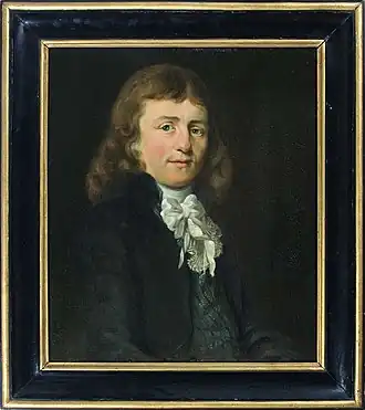 Portret van Frans Julius Johan van Eysinga uit 1789.