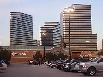 Het hoofdkantoor van Apache in Houston, Texas