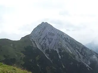 De Predigtstuhl vanuit het westen