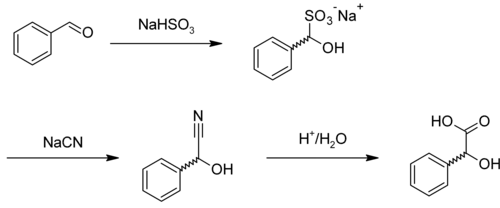 Synthese van amandelzuur