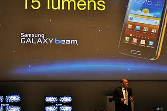 Presentatie van de Samsung Galaxy Beam