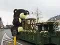 Prinsenwagen van 2015: een teddybeer