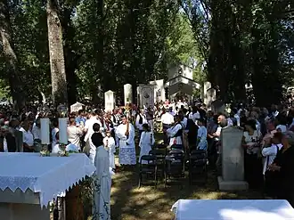 Viering van de Maria-Tenhemelopneming in Proložac