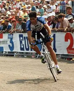 Prudencio Indurain in de proloog van de Tour van 1993