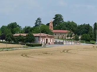 Gemeentehuis en kerk Saint-Martin