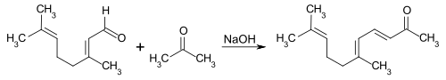 Synthese van pseudojonon