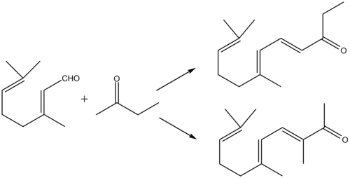 Synthese van methylpseudojonon