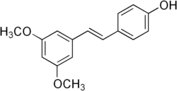 Structuurformule van pterostilbeen