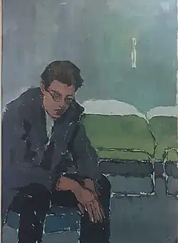 Puber,30x40cm, acryl op papier, 1960