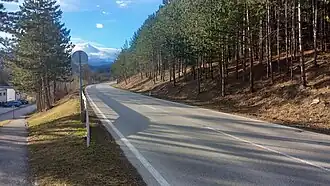 De Puchberger Straße B 26 bij Ternitz