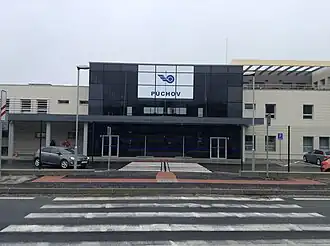 Nieuw ontvangstgebouw van het Station Púchov