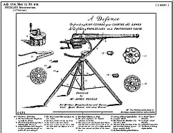 Puckles in 1718 gepatenteerde vuurwapen met diverse cilinders