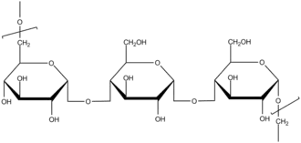 Structuurformule van pullulan