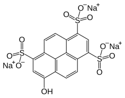 Structuurformule van pyranine