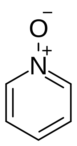 Structuurformule van pyridine-N-oxide