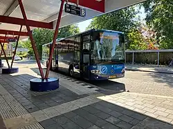 Qliner 356 op het busstation