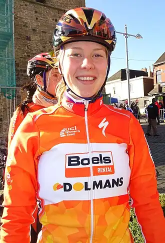 Demi de Jong in Le Samyn 2016.