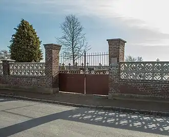 Toegang tot de begraafplaats